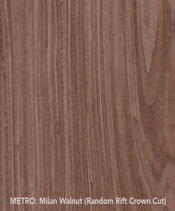 Milan Rio Walnut IMPRESSION VENEERS: Metro: Milan Walnut (Random Rift Crown Cut) – First ...