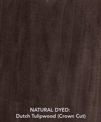 NATURAL DYED: Dutch Tulipwood (Crown Cut)