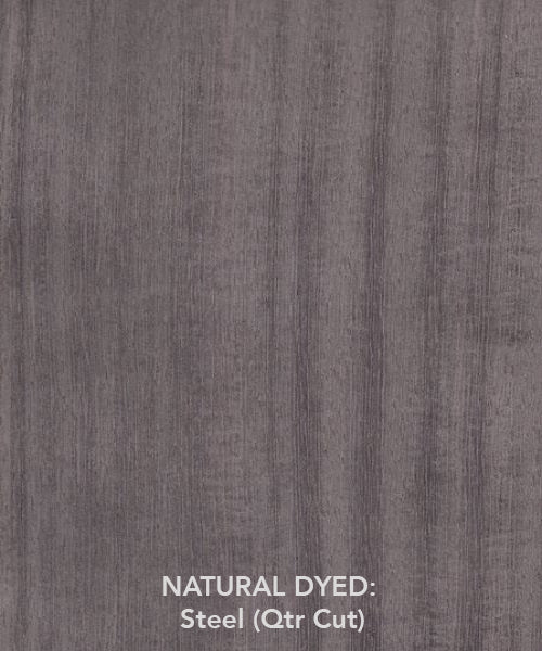 NATURAL DYED: Steel (Qtr Cut)