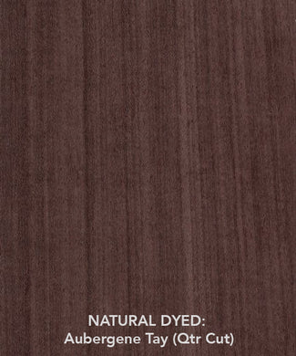 NATURAL DYED: Aubergene Tay (Qtr Cut)