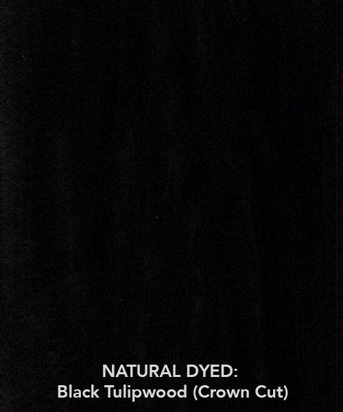 NATURAL DYED: Black Tulipwood (Crown Cut)